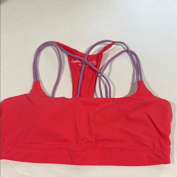 Outdoor Voices fruit punch Sports Bra with Strappy Design - Picture 1 of 4